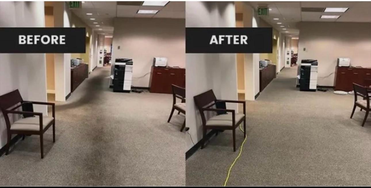 Office job before and after